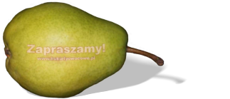 gruszka z logo